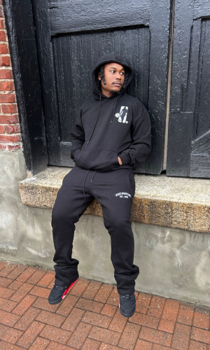 Black M.S.E Hoodie Set