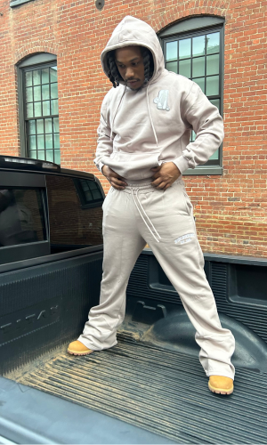 Cream M.S.E Hoodie Set