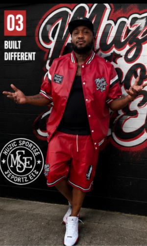 Legacy Leather Red Short Set
