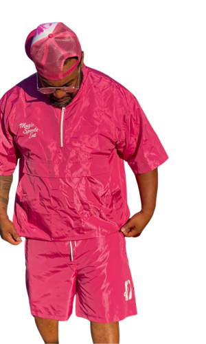 Pink M.S.E Windbreaker